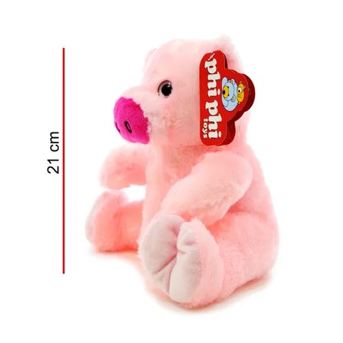 Títere Chanchito De Peluche Con Patas 21 Cm