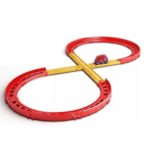 Trencity Kit Avanzado Trencito Rojo Incluye Vías