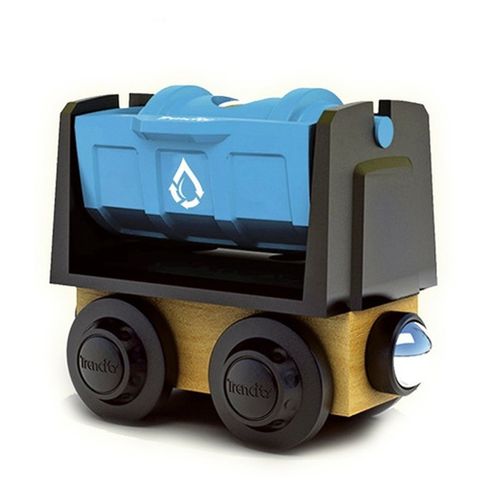 Trencity Vagón De Carga Color Azul Imantado