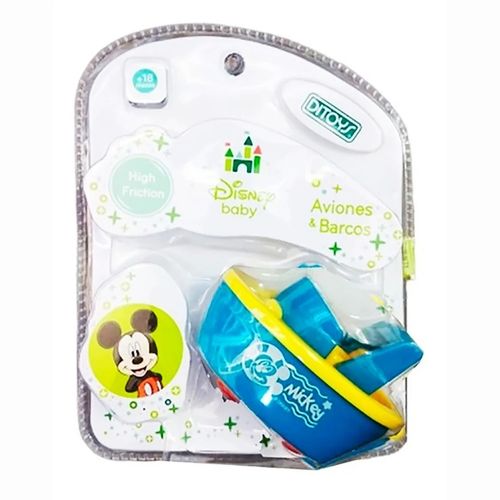 Lancha Celeste Mickey Para Bebé Original Disney