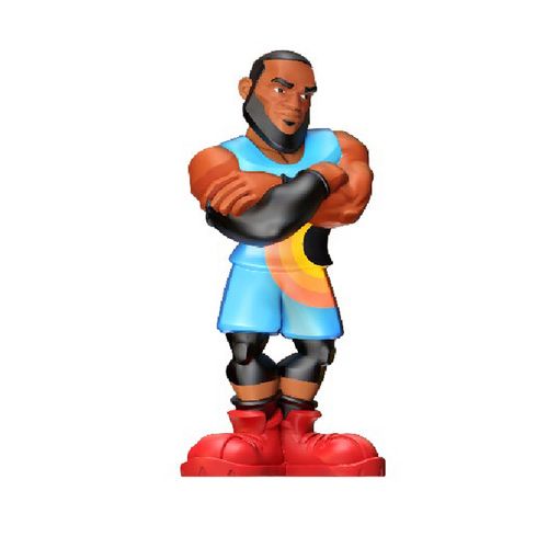 Figuras Space Jam Pato Lucas 5 Cm Power Up X 4