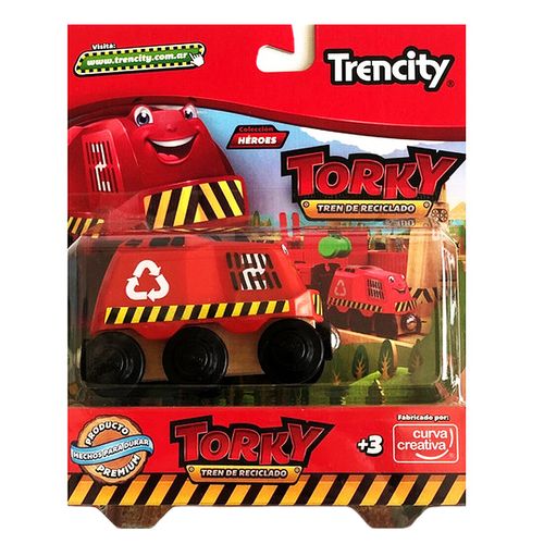Trencity Locomotora Reciclaje Torky Rojo