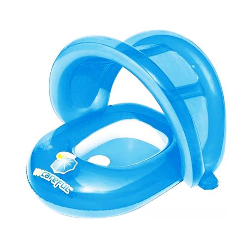 Asiento Inflable Para Bebé Filtro UV 86 Cm Celeste