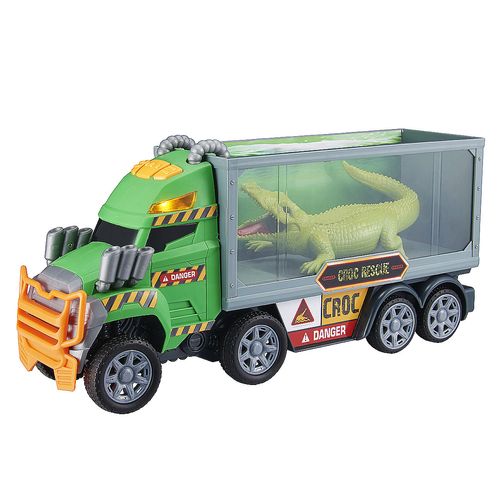 Camión Teamsterz Edición Cocodrilo Rescue Con Luz Y Sonido