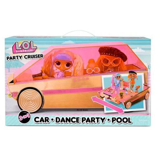 Vehículo Lol Surprise Auto 3 En 1 Party Cruiser