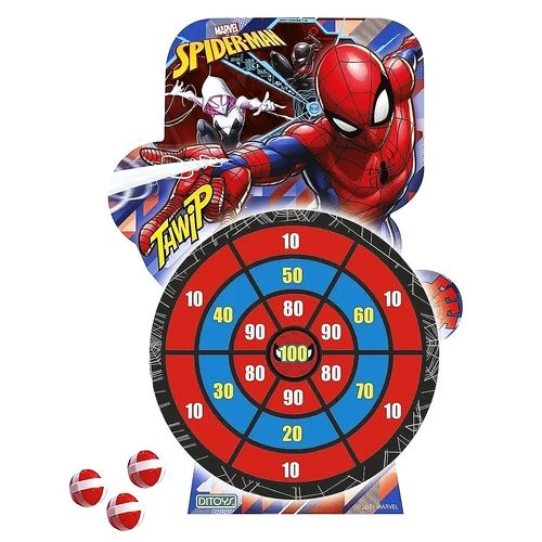 Juego Tiro Al Blanco Spider Man Incluye Pelotas Adhesivas