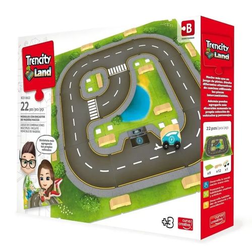 Playset Trencity Original Land Serie 22 Piezas Encastrables