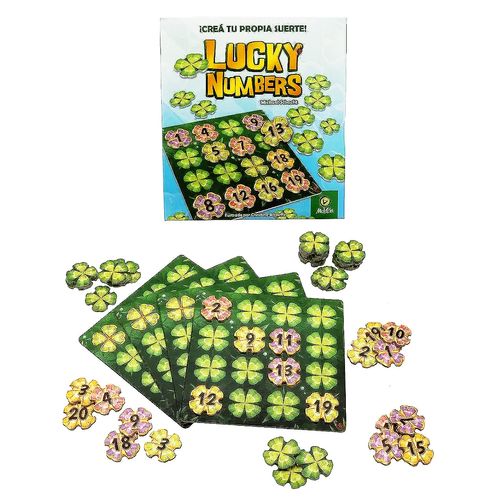 Juego De Mesa Lucky Numbers Estrategia Familiar Maldon