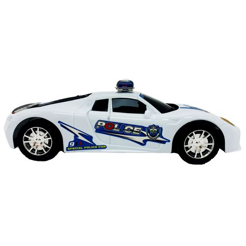 Vehículo Auto Policia Fricción 30 Cm Patrulla Deportiva