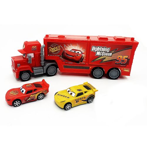 Camion Transportador Cars Incluye Rayo McQueen Cruz Ramirez