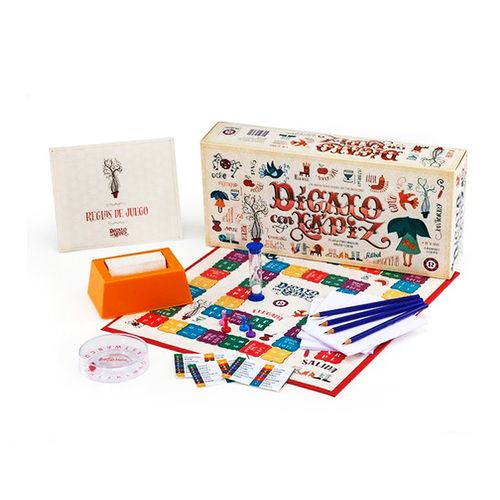 Juego De Mesa Clásico Digalo Con Lapiz Dibujo Original Ruibal