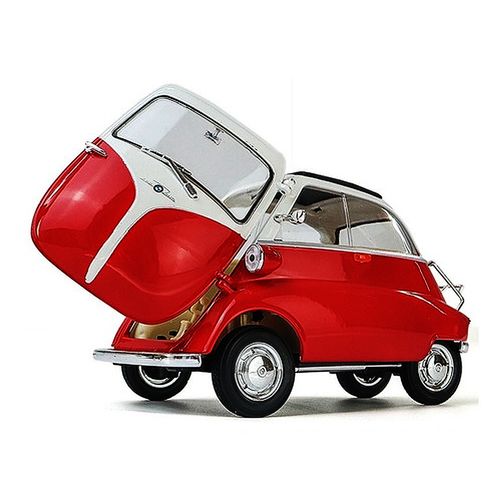 Vehículo Auto Coleccionable Welly 1:24 BMW Isetta Rojo Original