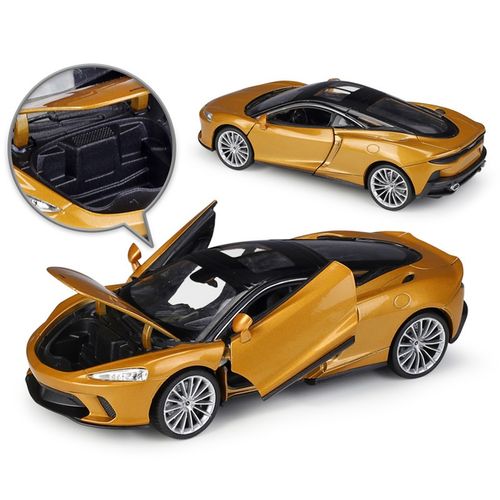 Vehículo Auto Coleccionable Welly 1:24 Mc Laren GT Marrón