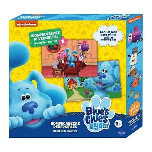 Juego De Mesa Puzzle Grande Las Pistas De Blue Original