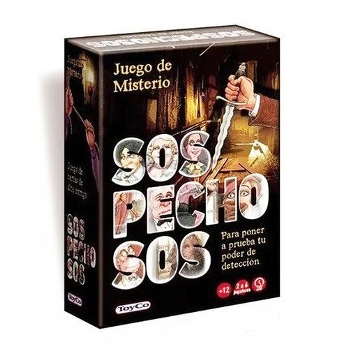 Juego De Cartas Sospechoso Juego De Misterio Original Toyco