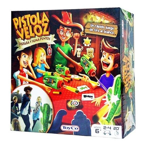 Juego De Habilidad E Ingenio Pistola Veloz Original Toyco