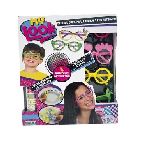 Play Set My Look Anteojos Para Decorar Incluye Accesorios