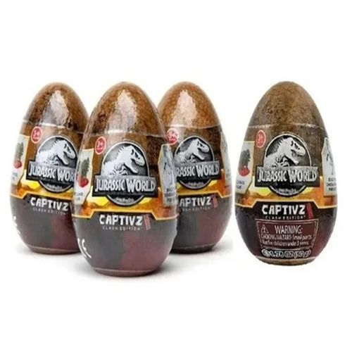 Jurassic World Captivz Clash Pack De 4 Huevos