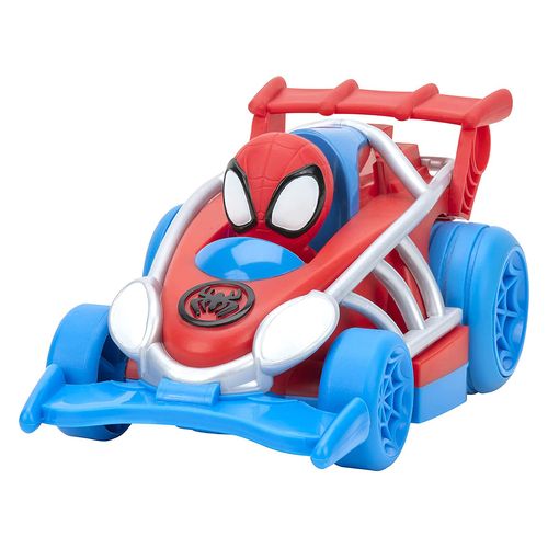 Auto Vehículo Spidey Marvel Original Pull Back Incluye Figura Spidey