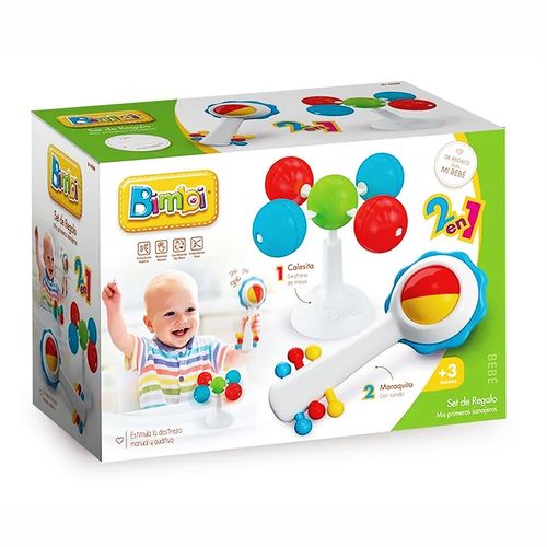 Playset Bimbi Sonajero De Mesa Tipo Calesita Multicolor Original