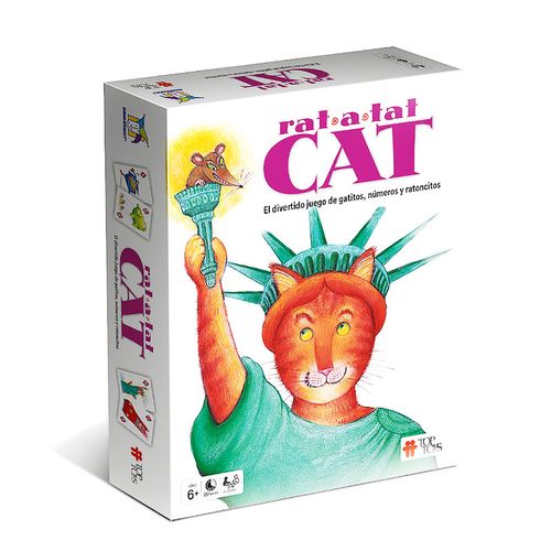 Juego De Cartas Rat A Tat Cat Gatitos Números Y Ratones Top Toys