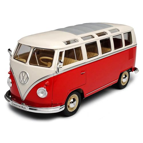 Auto Coleccion Welly Metal Volkswagen Bus 1:24
