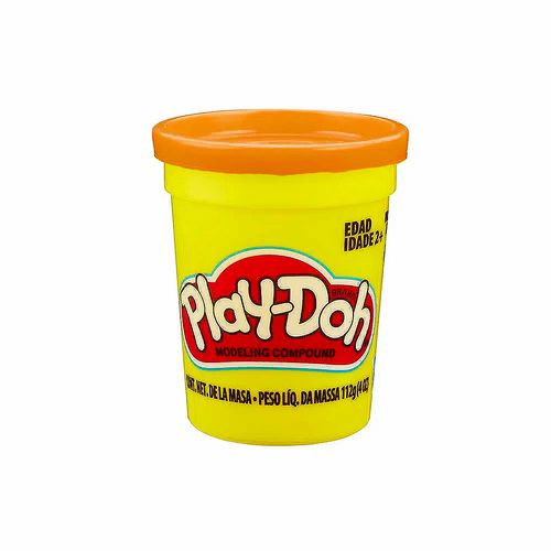 Pote Masa Para Modelar Play Doh Color Naranja Original