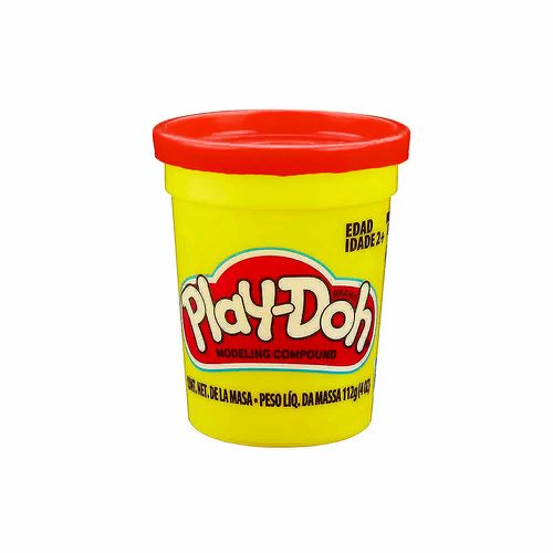 Pote Masa Para Modelar Play Doh Color Rojo Original