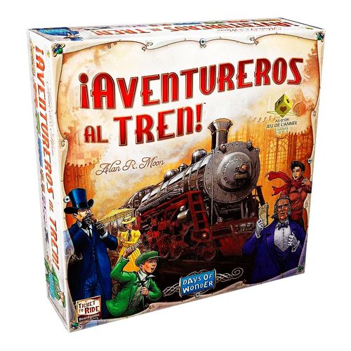 Juego De Mesa Famililar Aventureros Al Tren América Original