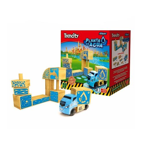 Kit Vehículo Con Accesorios Planta De Agua 13 Piezas Trencity