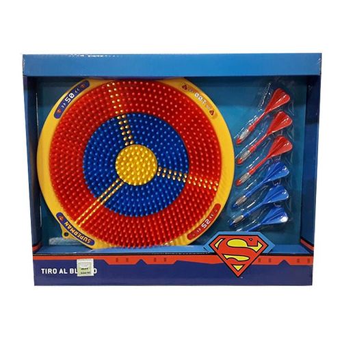 Juego Tiro Al Blanco Superman Incluye Blanco Y Dardos DC Comics