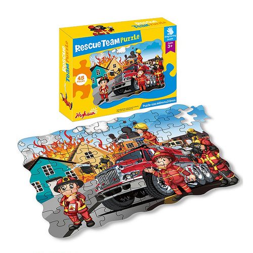 Juego De Mesa Rompecabezas Puzzle En Caja Rescue Team