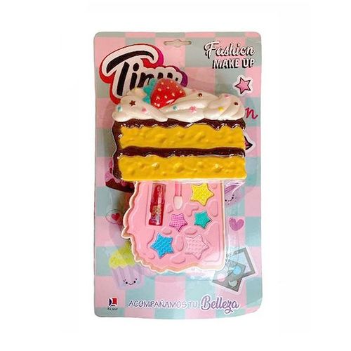 Set De Maquillaje Colores Pastel Torta Cake Tiny Fantasy