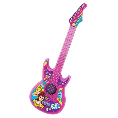 Guitarra Juguete Princesas 4 Cuerdas Girl Power Original Disney
