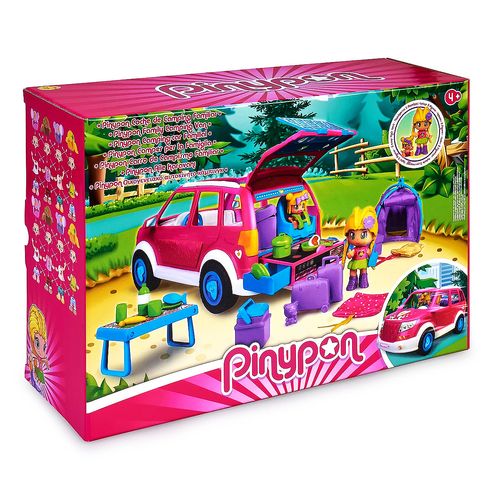 Playset Pinypon Coche Camping Incluye 2 Figuras Original
