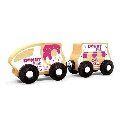 Pack Vehículos Donut Pink Imantados Trencity Original