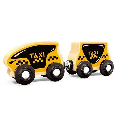 Pack Vehículos Taxi Driver Imantados Trencity Original