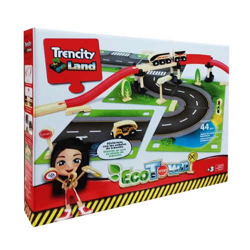 Playset Trencity Kit Eco Town 44 Piezas Original Trencity