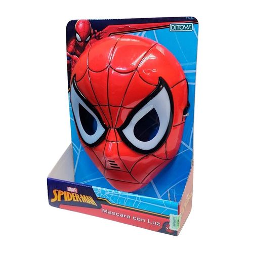 Mascara Spiderman Coleccionable Con Luz Led Original Marvel