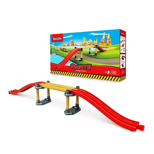 Trencity Puente 5 Piezas 55 Cm Madera Y Plástico