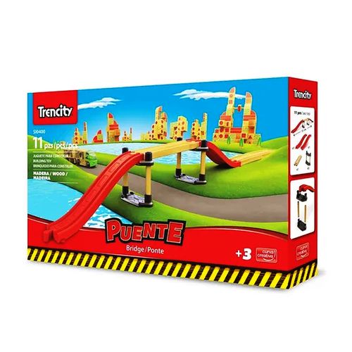 Trencity Puente 5 Piezas 55 Cm Madera Y Plástico