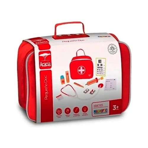Playset Primeros Auxilios Pequeño Doc Incluye Valija Roja
