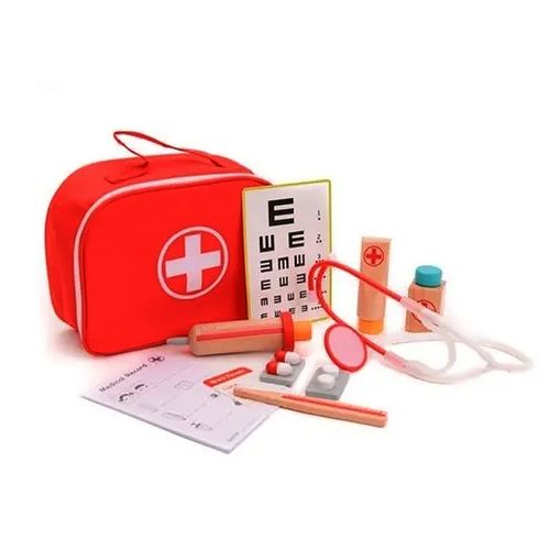 Playset Primeros Auxilios Pequeño Doc Incluye Valija Roja