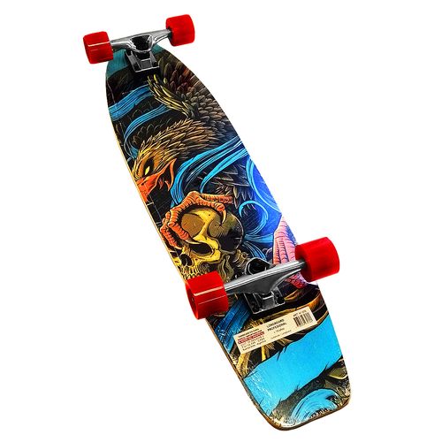 Patineta Skate Longboard Completo Aguila Con Calavera
