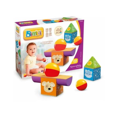 Playset Bimbi Figuras De Colores Apilables Con Sonido Original