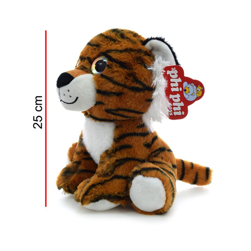 1642-ANIMALES-SENTADOS-OJOS-BRILLOSOS-25-CM-TIGRE