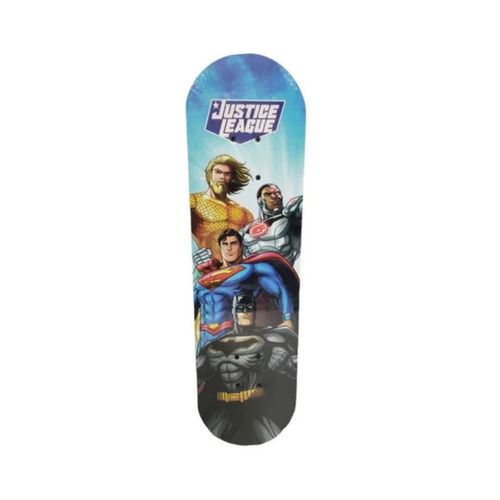 Patineta Set Skate Liga De La Justicia Con Proteccion Y Bolso