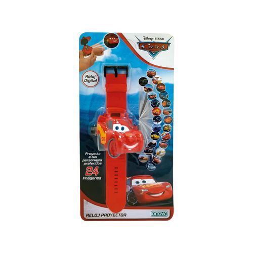 Reloj Digital Infantil Cars Proyector De Imágenes Ditoys