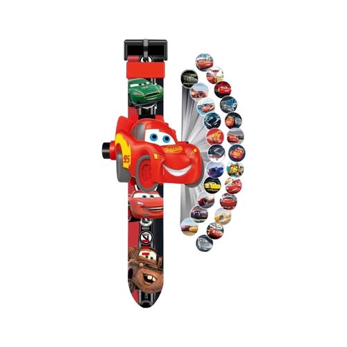 Reloj Digital Infantil Cars Proyector De Imágenes Ditoys