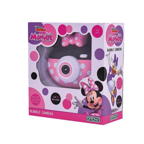 Burbujero Automático Bubble Cámara Minnie Con Luz y Sonido